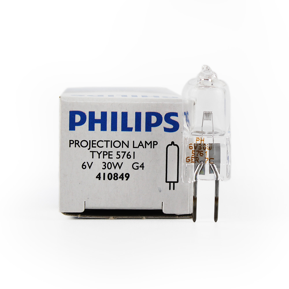 Philips 5761 6V 30W G4 microscope lamp bulb 