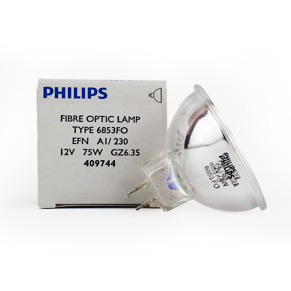 Philips 6853/FO EFN 12V 75W GZ6.35 microscope lamp bulb 