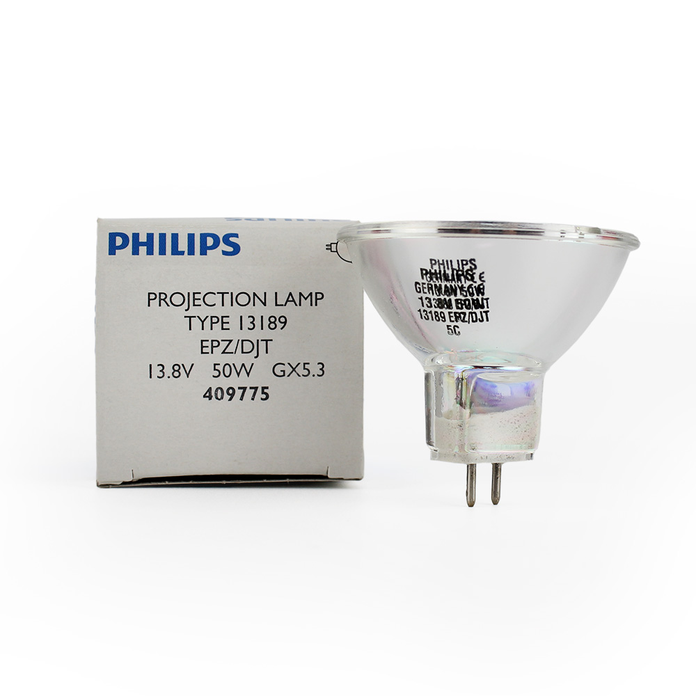 Philips 13189 EPZ/DJT 13.8V 50W GX5.3 projection lamp bulb